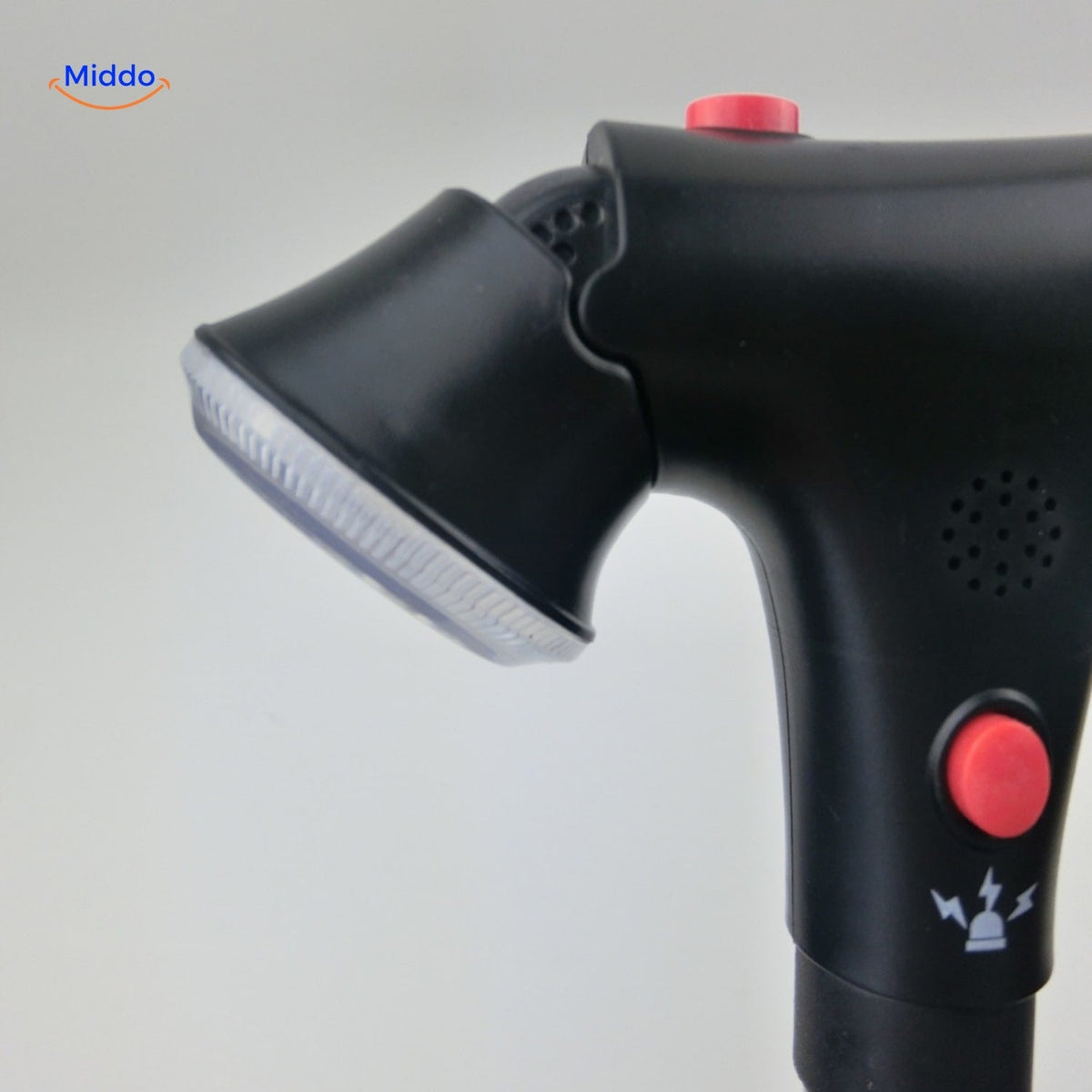 AluCare Stick Details der LED-Lampe und des Schalters