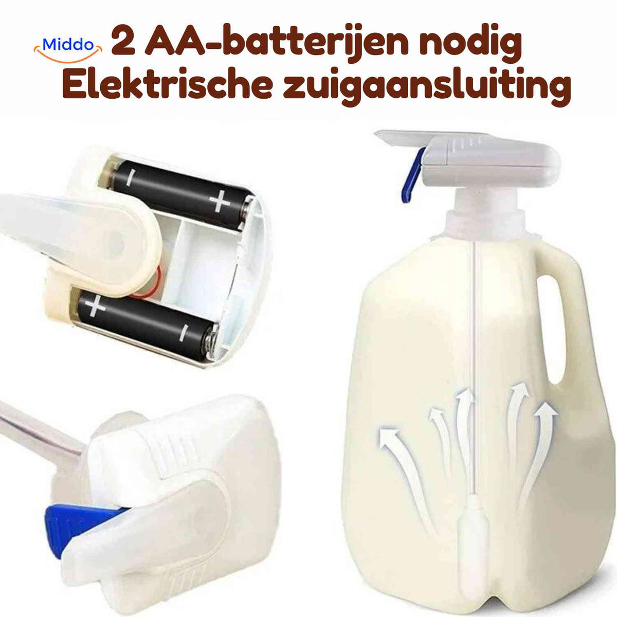 Aquapress Wasserpumpe 2 AA-Batterien elektrische Flüssigkeitspumpe praktische Ausgießfunktion