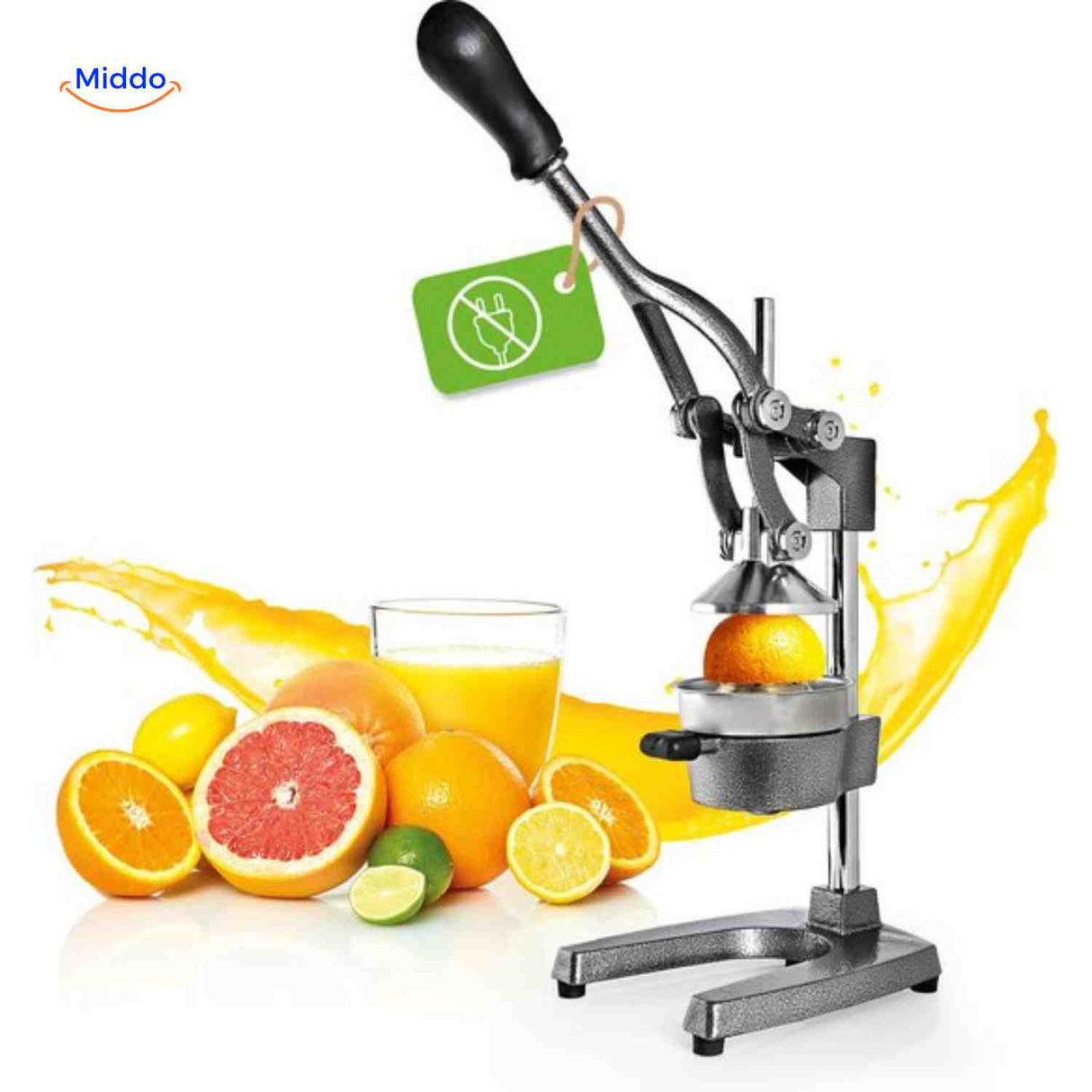 Citripress Entsafter - Handfruchtpresse mit Hebel für die Küche | www.middo.de