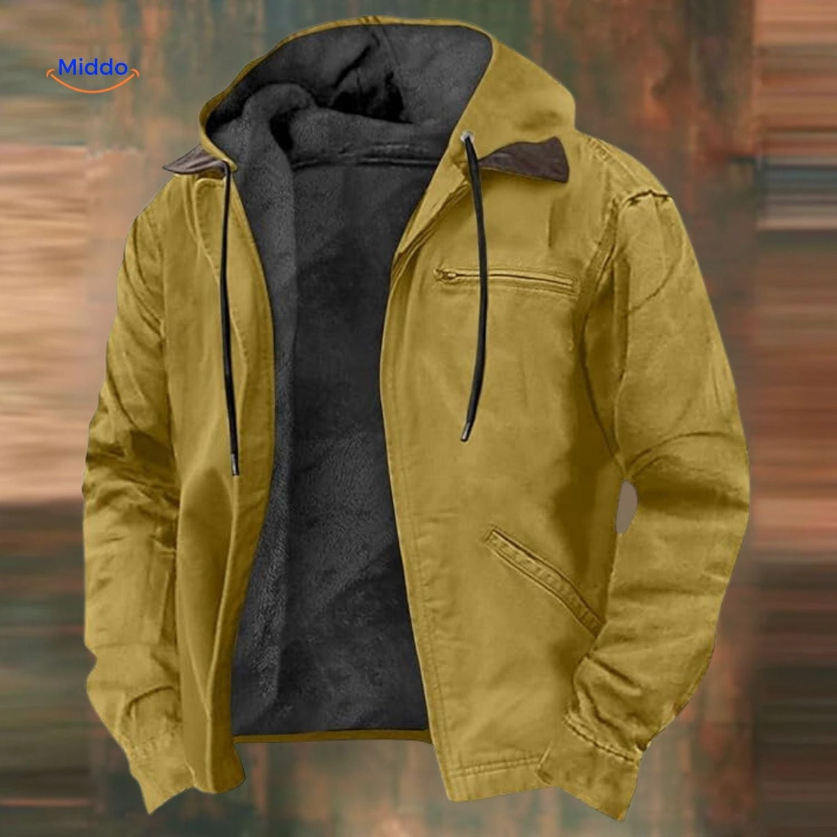 ColorFusion Hoodie hellgrau mit Kapuzenfutter