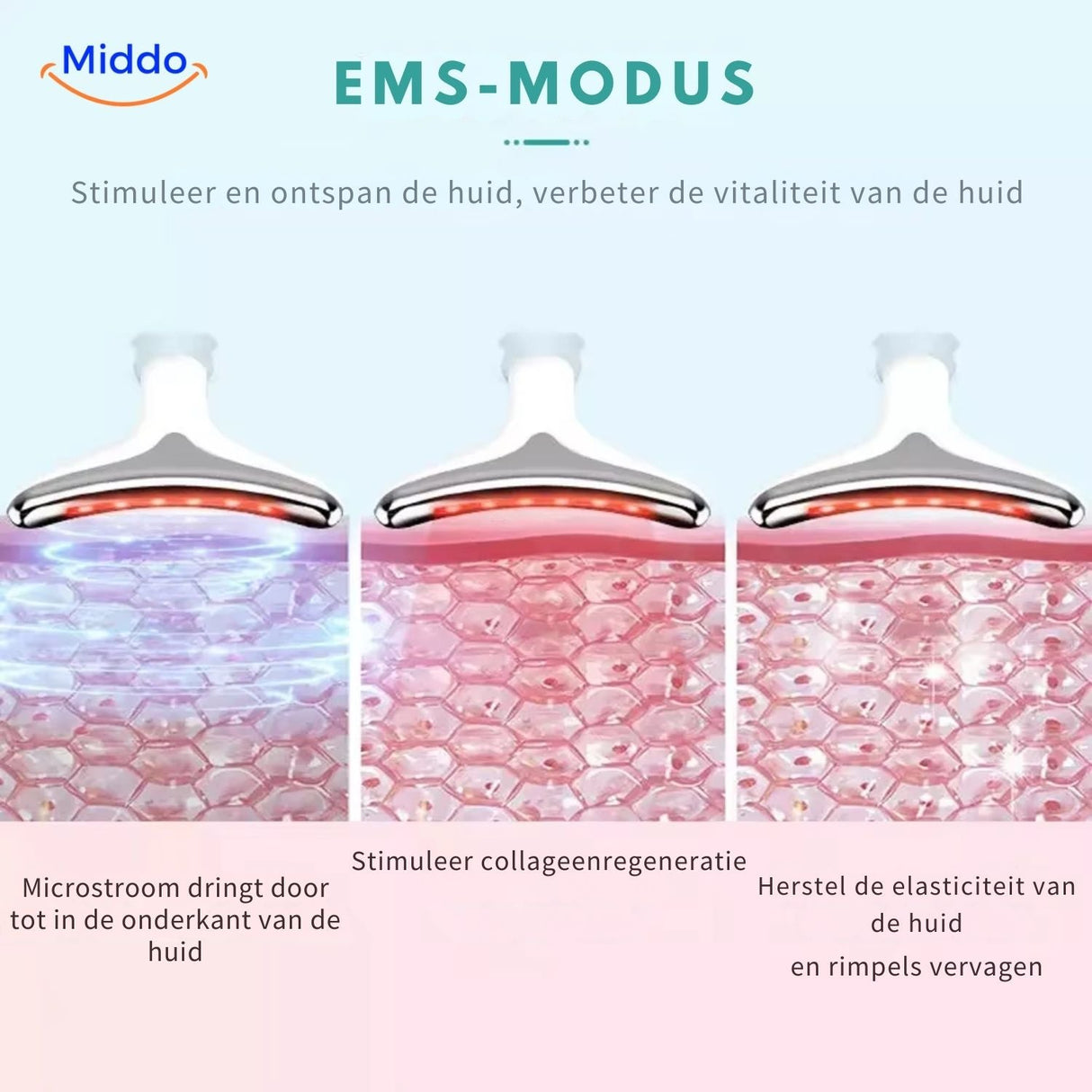 DermaLift Pro EMS-Modus Kollagenregeneration und Hautverbesserung