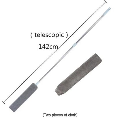 Teleskopisches EasyClean ausziehbares Staubtuch mit zwei Tüchern