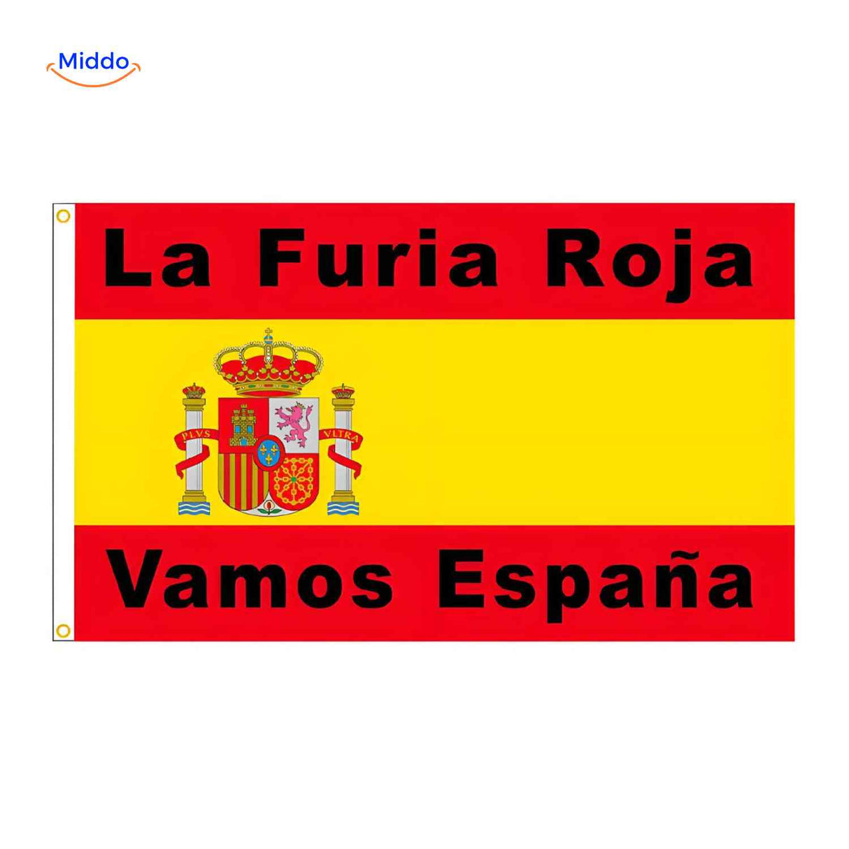 Flagora Flaggen Spanien Flagge la furia roja Fans www.middo.de