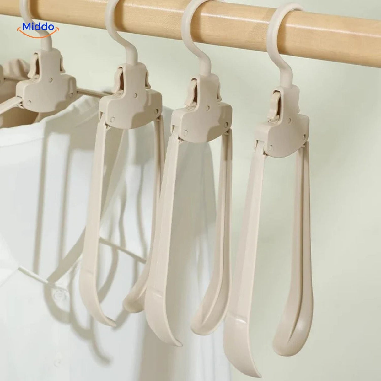 FlexiHanger Pro nachhaltige und verstellbare Kleiderbügel für den Hausgebrauch middo