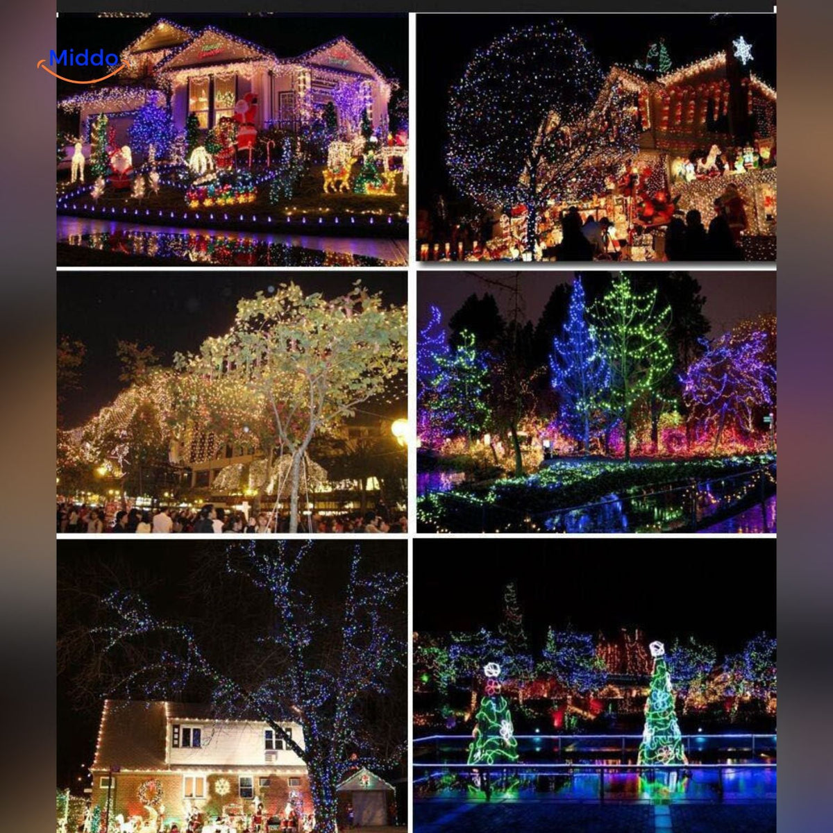 GlowStrand LED Außenbeleuchtung mit bunten Lichteffekten für Feiern
