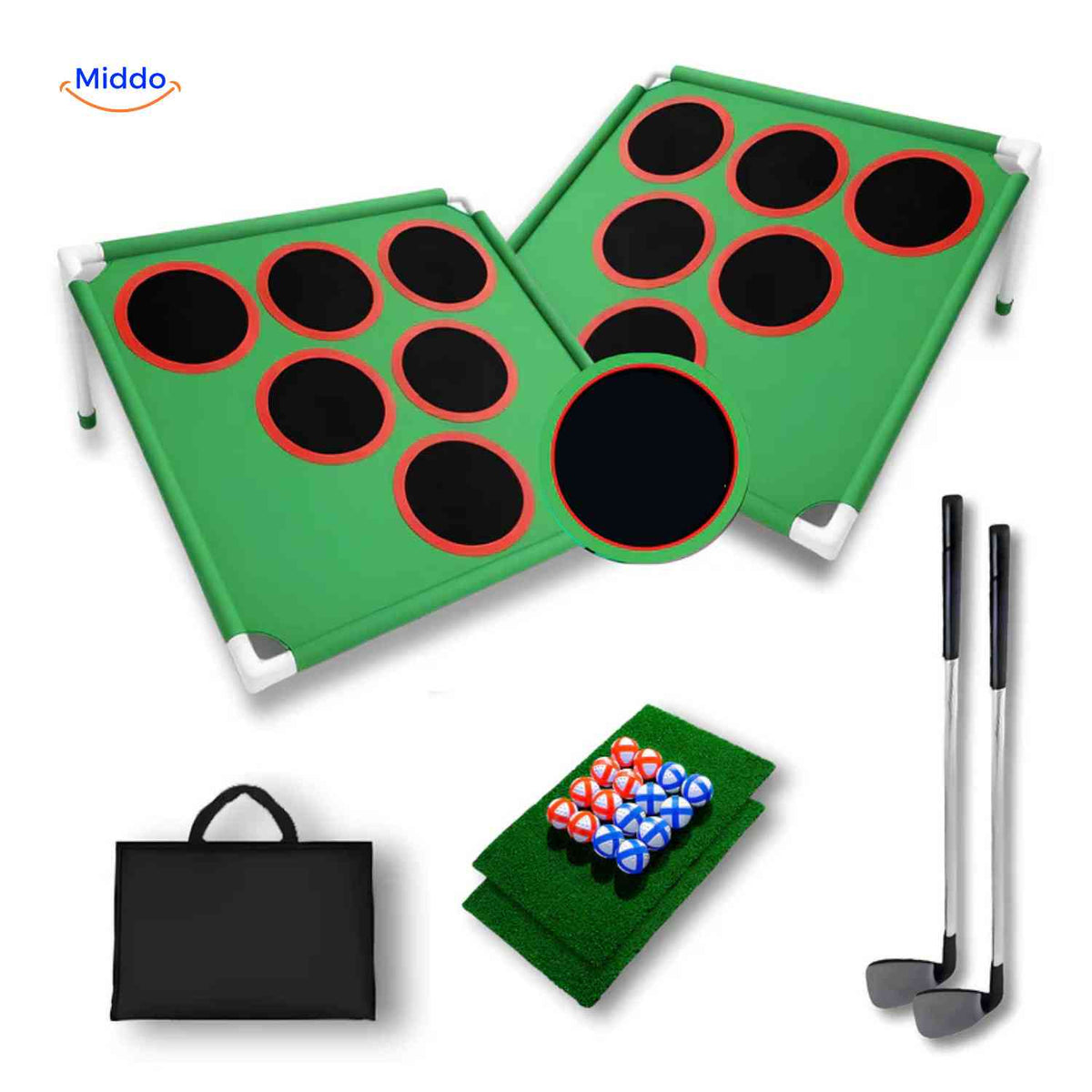 Golforia Spielmatte Komplettset für Golfspielzubehör – Jetzt auf www.middo.de entdecken!