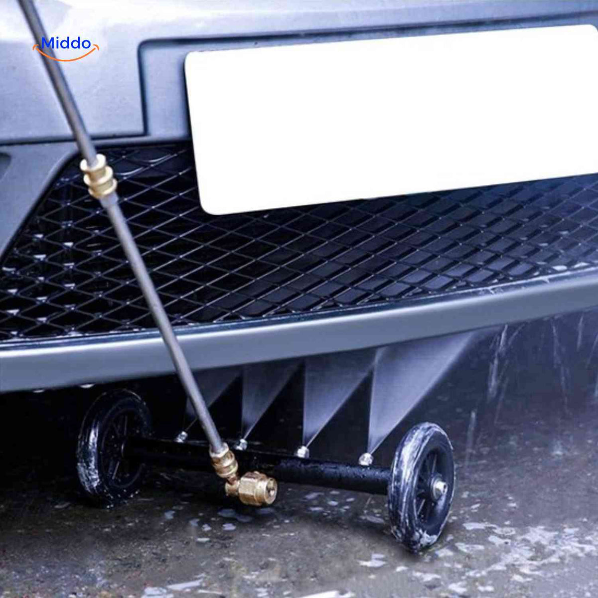 HydroClean Auto Unterboden auf sauberem Untergrund - www.middo.de