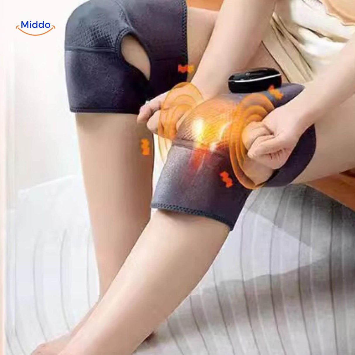 KneeRelief Pro Heiztherapie Kniepad www.middo.de