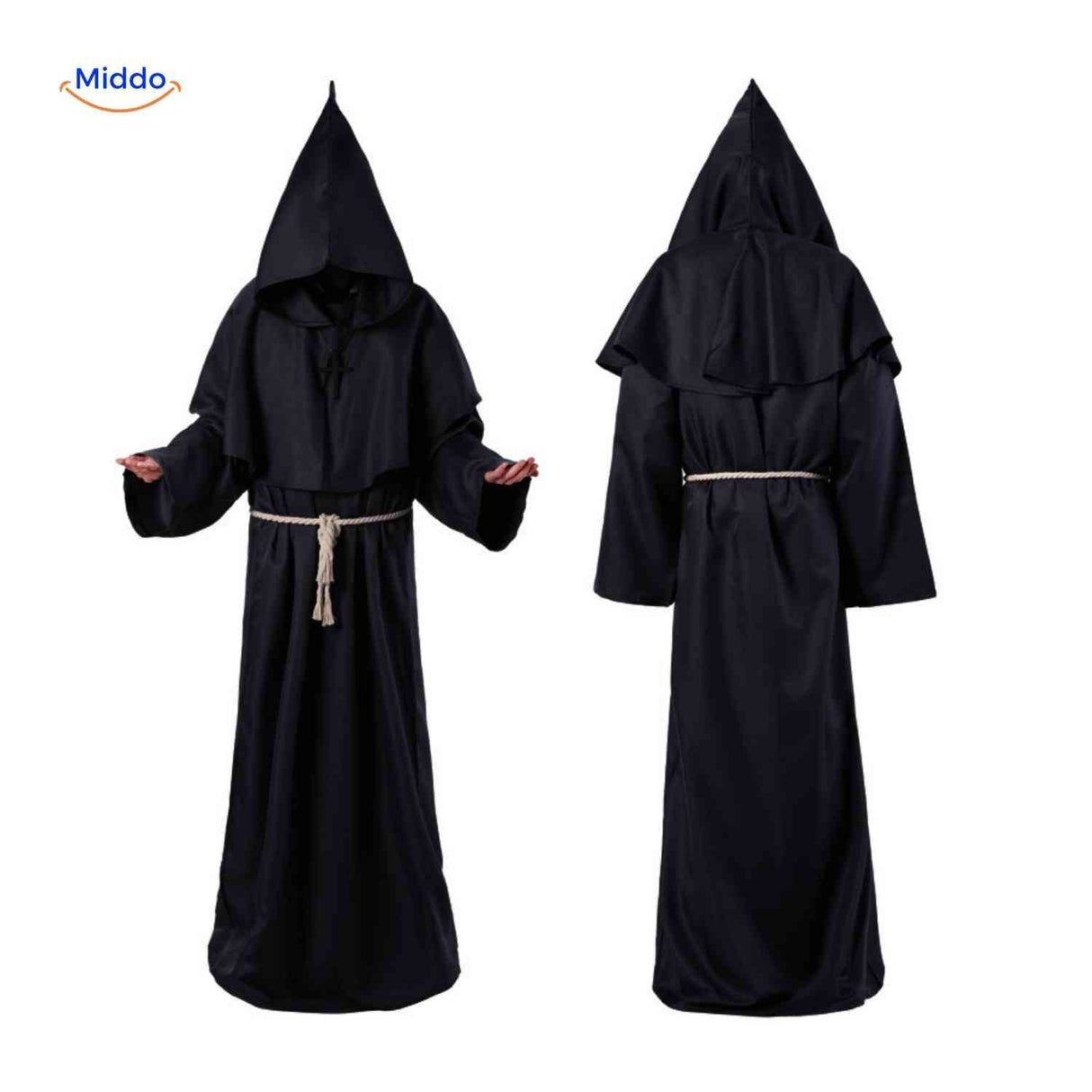Monk Kostüm für Halloween – Dunkle Kirche
