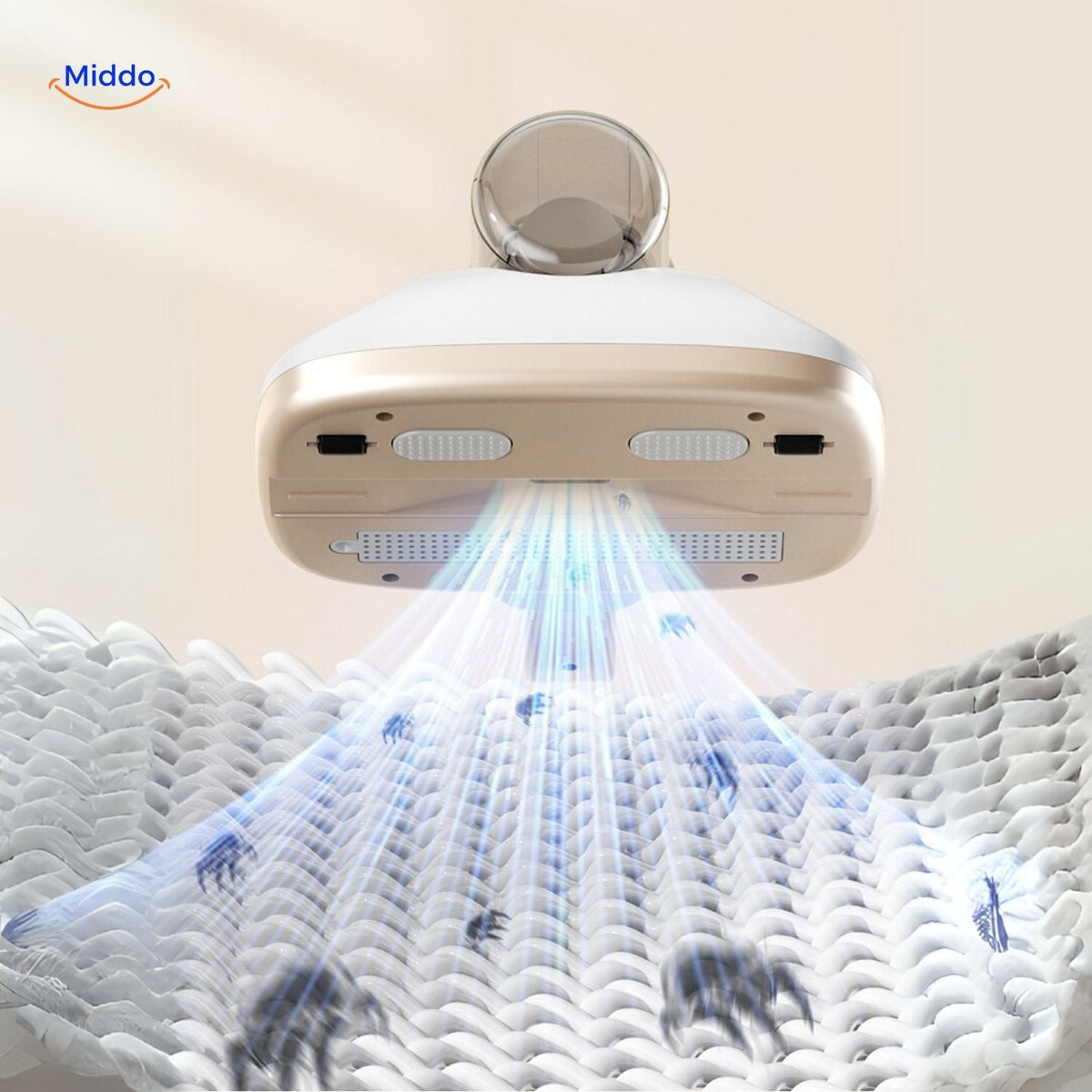MopVac Pro kabelloser Staubsauger zur Entfernung von Staub und Milben www.middo.de