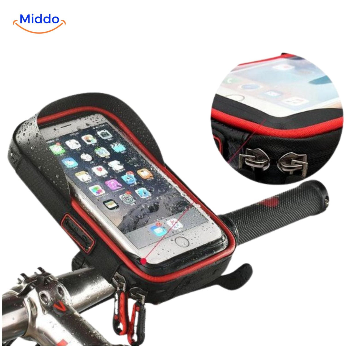 MotoGrip Halterung Smartphone Hülle mit wasserdichtem Schutz und Montage