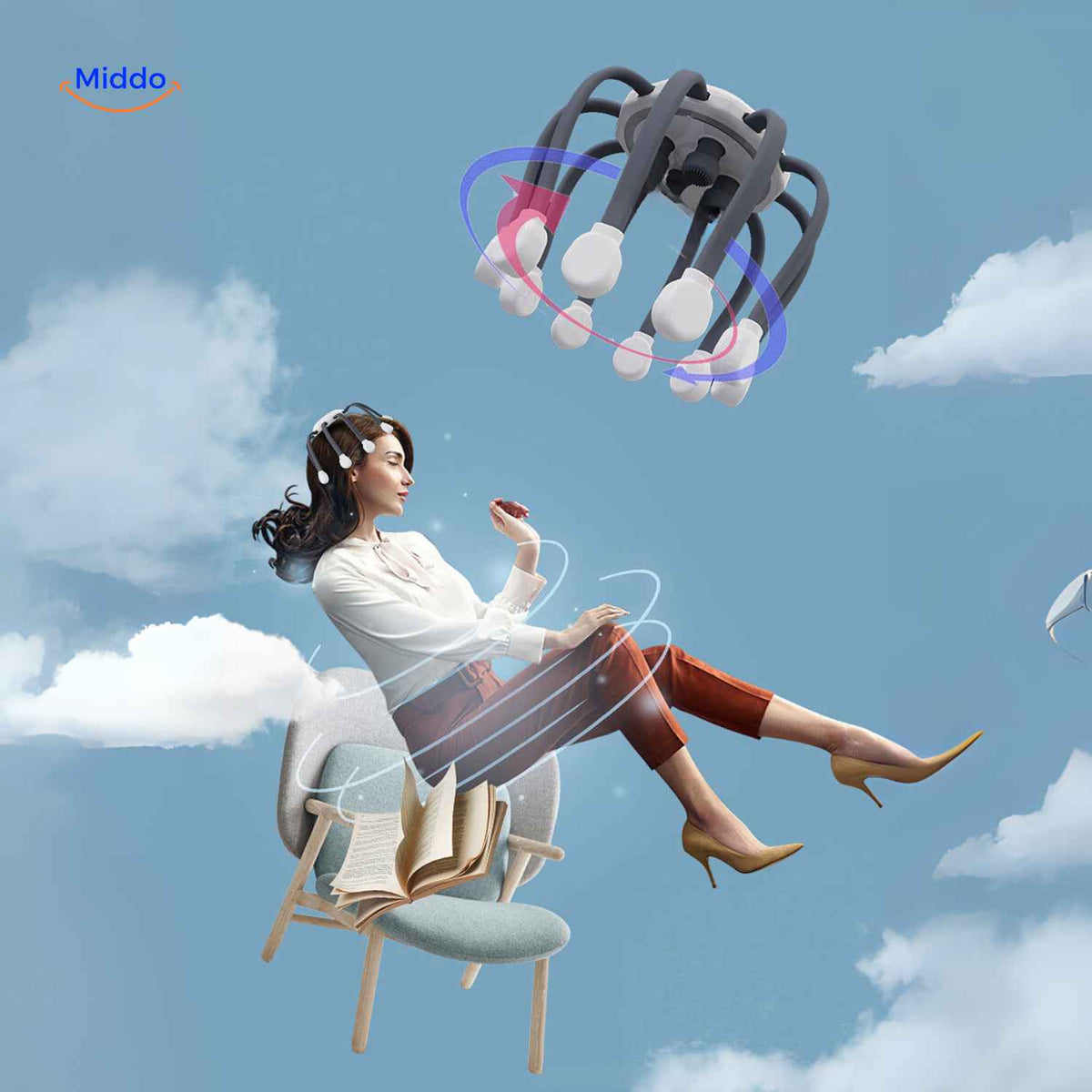 OctoRelax Massager – Elektrischer Kopfmasseur für ultimative Entspannung Erleben Sie mit dem OctoRelax Massager die perfekte Kombination aus Komfort und Entspannung. Gönnen Sie sich eine wohltuende Kopf- und Nackenmassage, die Verspannungen löst und die Durchblutung fördert. Jetzt auf www.middo.de erhältlich!
