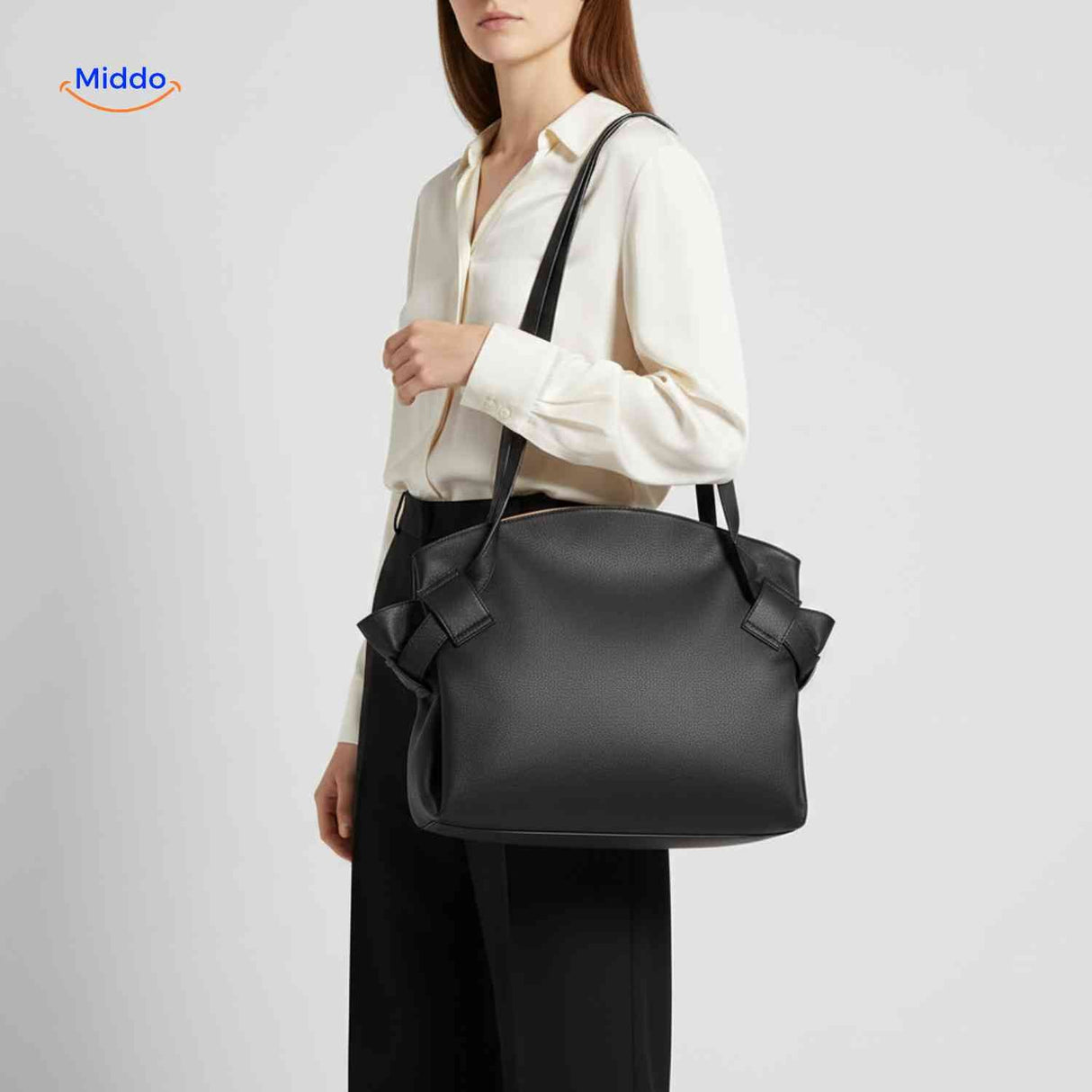 AllesTasche geräumige Damen-Handtasche mit langem Schulterriemen