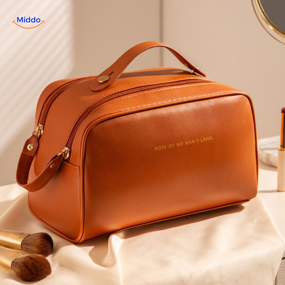 PillowPro Reisetasche orange Kosmetiktasche