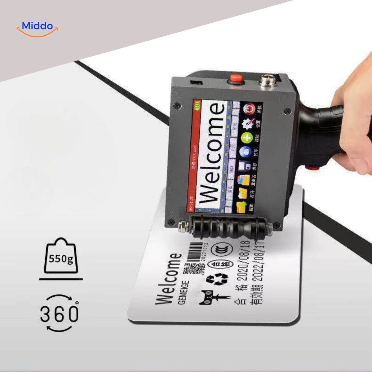 PrintPro Ink Druckaktion 360 Grad www.middo.de