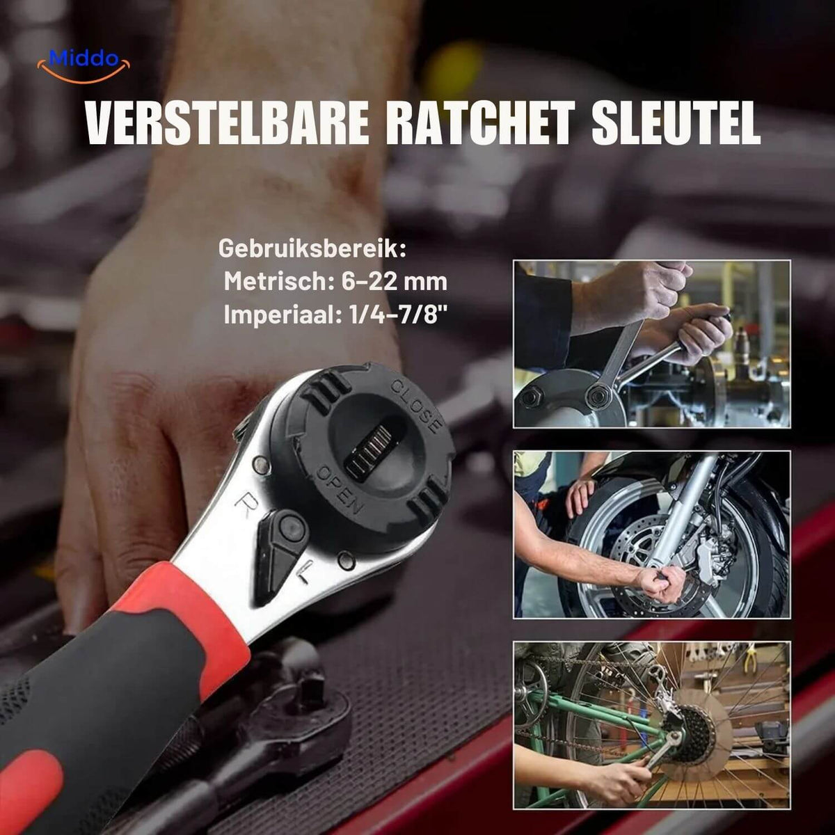 ProTool 6 in 1 vielseitiges Werkzeug zum Schneiden und Abisolieren von Drähten www.middo.de