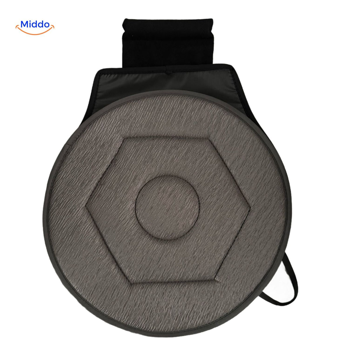 Rotacush Sitzkissen blau Hexagon Kissen Wellness www.middo.de