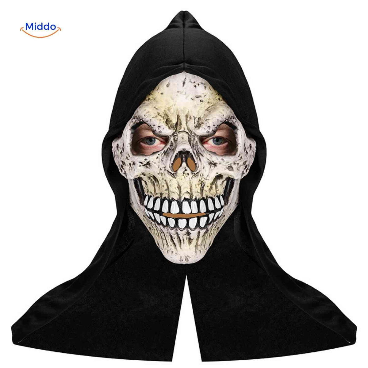 Skullveil Maske - Gruseliges Halloween-Skull-Maskenbild auf
