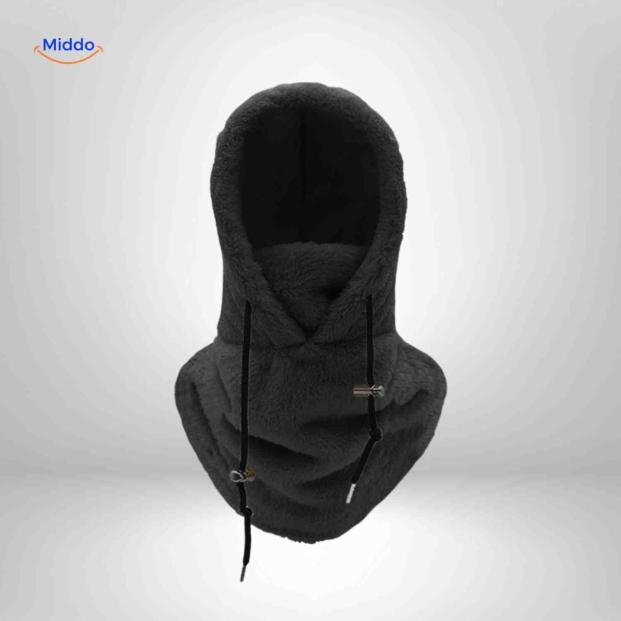 **SnowShield Wintermütze schwarz, Fleece Kapuze, warme Schal, Schutz** Entdecken Sie die SnowShield Wintermütze in Schwarz – Ihre ideale Begleitung für kalte Tage. Mit einer kuscheligen Fleece-Kapuze und einem wärmenden Schal bietet sie optimalen Schutz vor Kälte und Wind. Perfekt, um die kalte Jahreszeit stilvoll und komfortabel zu genießen. Bestellen Sie jetzt auf www.middo.de!