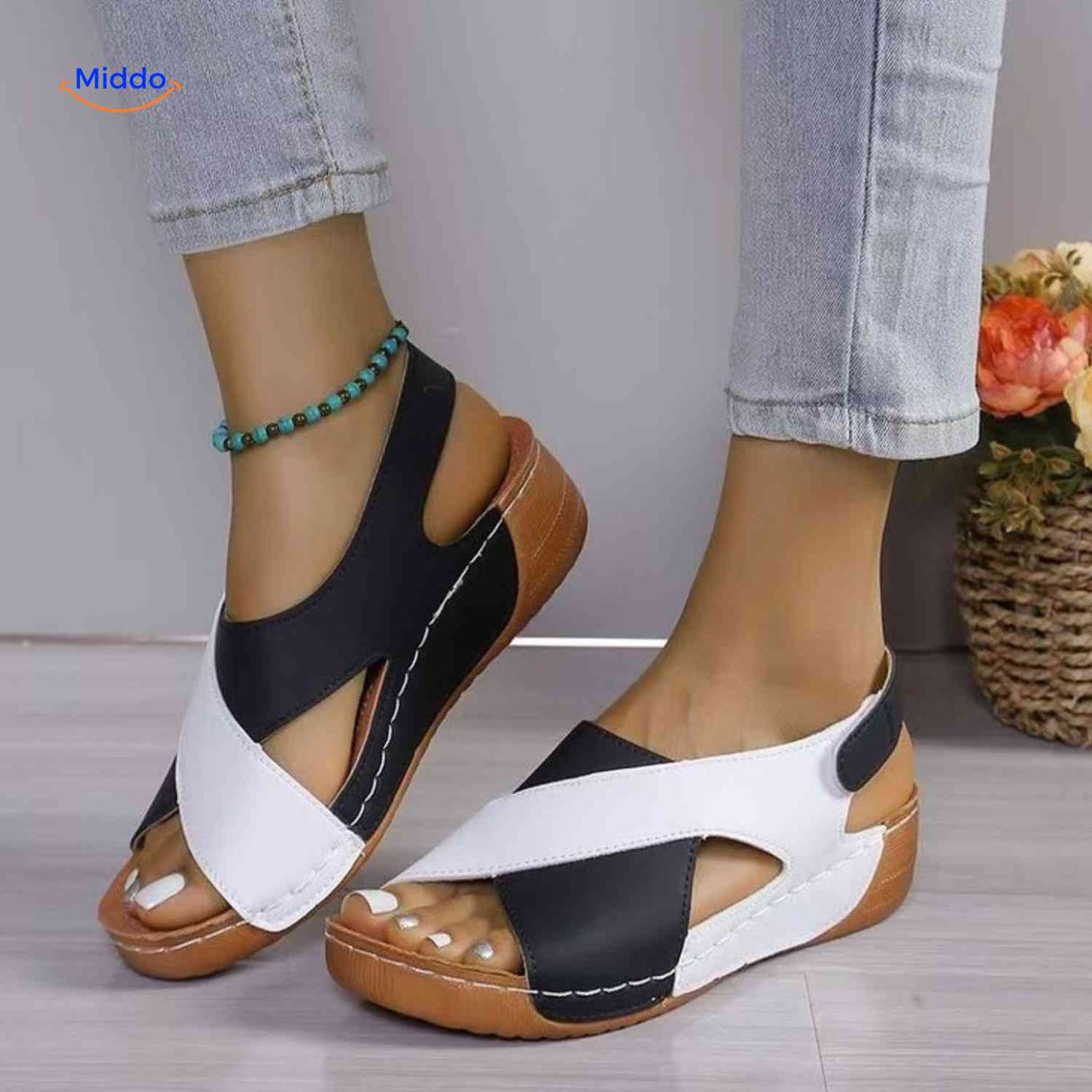 Soleva Sandalen Damen Sandalen mit klassischer Passform