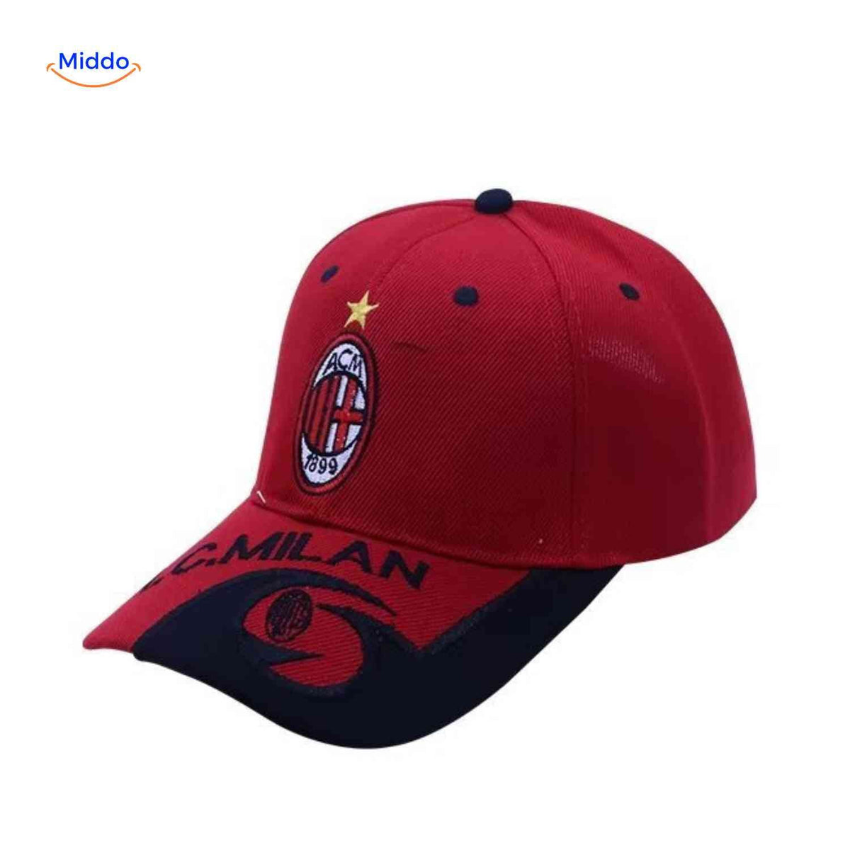 Sportiva Cap ac milan Fußball-Cap Klub-Sportcap www.middo.de