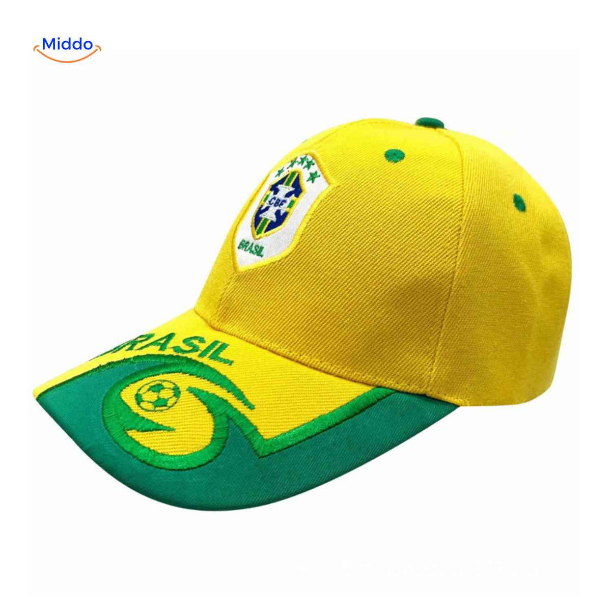 Sportiva Cap Brasilien Fußball-Cap verstellbare Sportcap www.middo.de