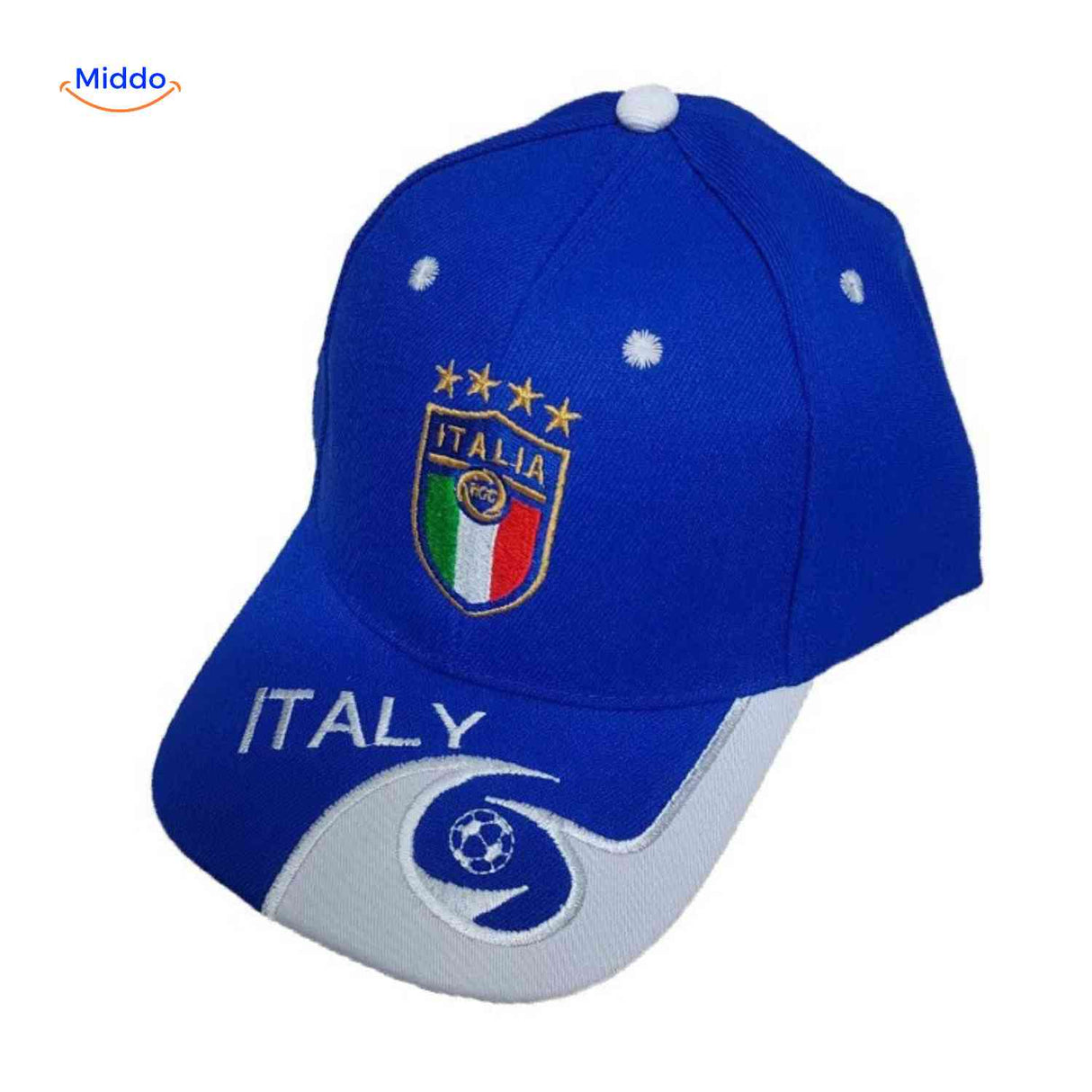 Sportiva Cap Italien Fußball-Cap Emblem www.middo.de