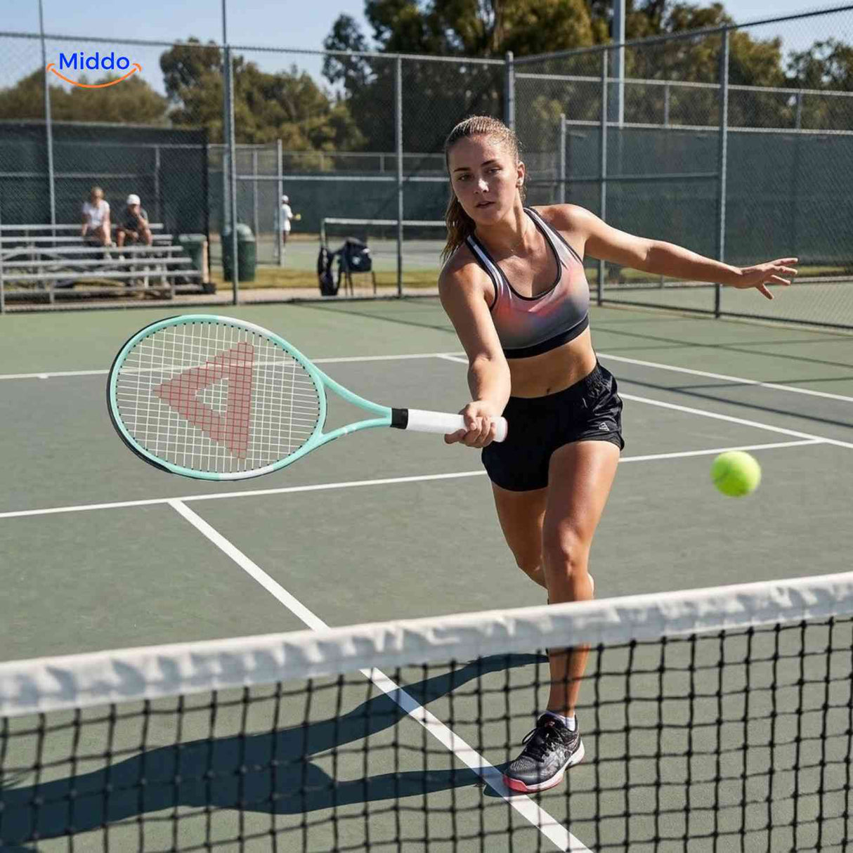 Tennixo Tennisset Tennisschläger dynamischer Schlag Sporteinsatz