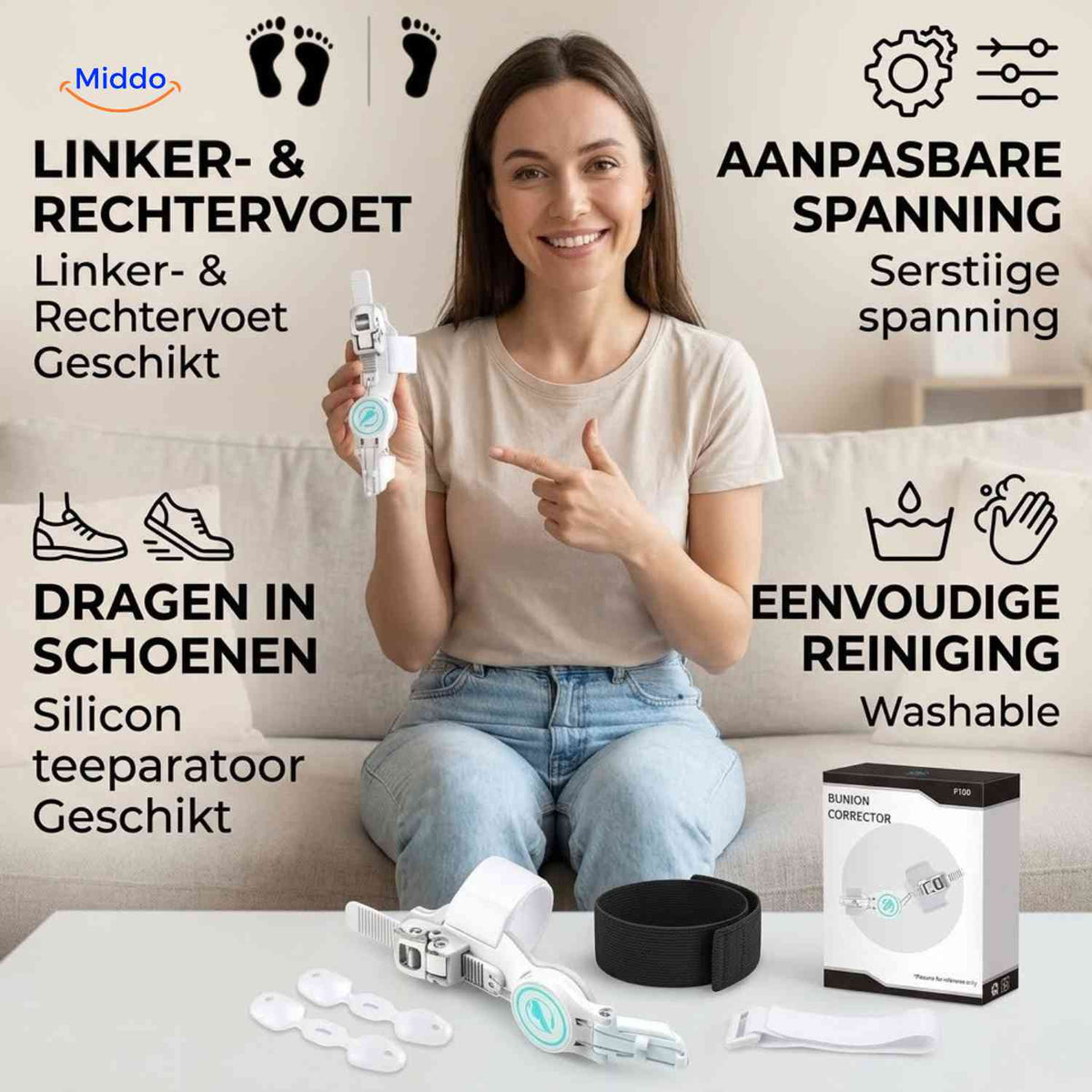 ToeRelief™ Hallux-Valgus-Schiene, Produktansicht 09