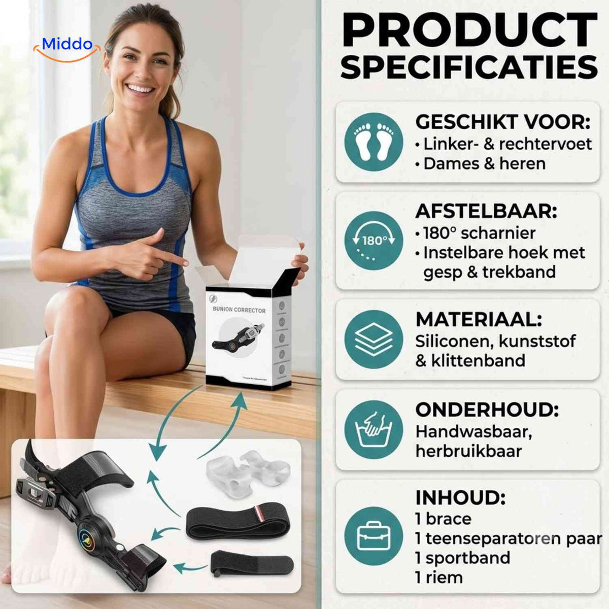 ToeRelief™ Hallux-Valgus-Schiene, Produktansicht 07