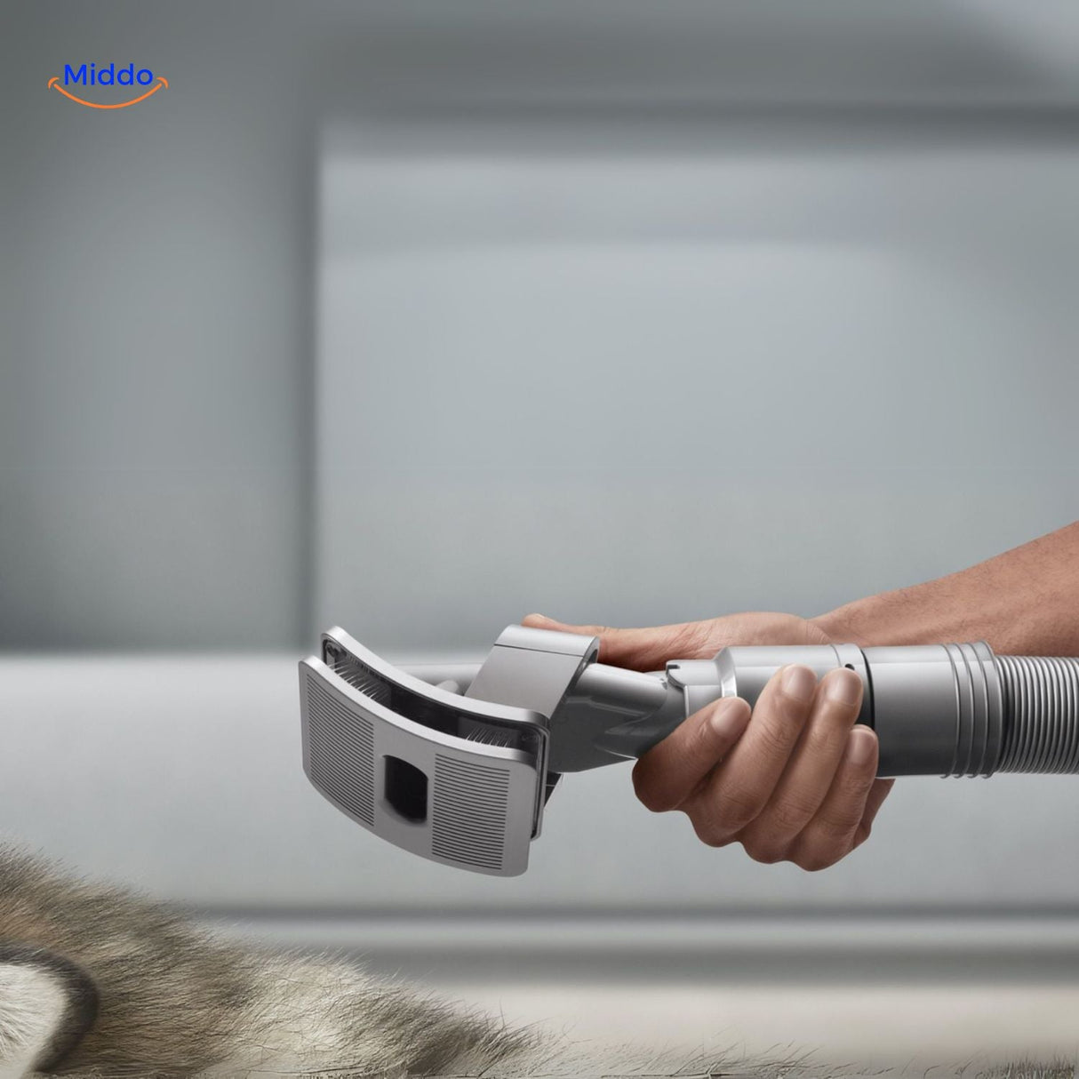 VisiClean Bürste Hund Pflege Saugmundstück