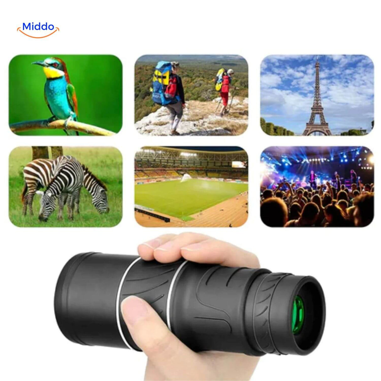VisioZoom Scope Monokular für Handanwendung - geeignet für mehrere Bereiche