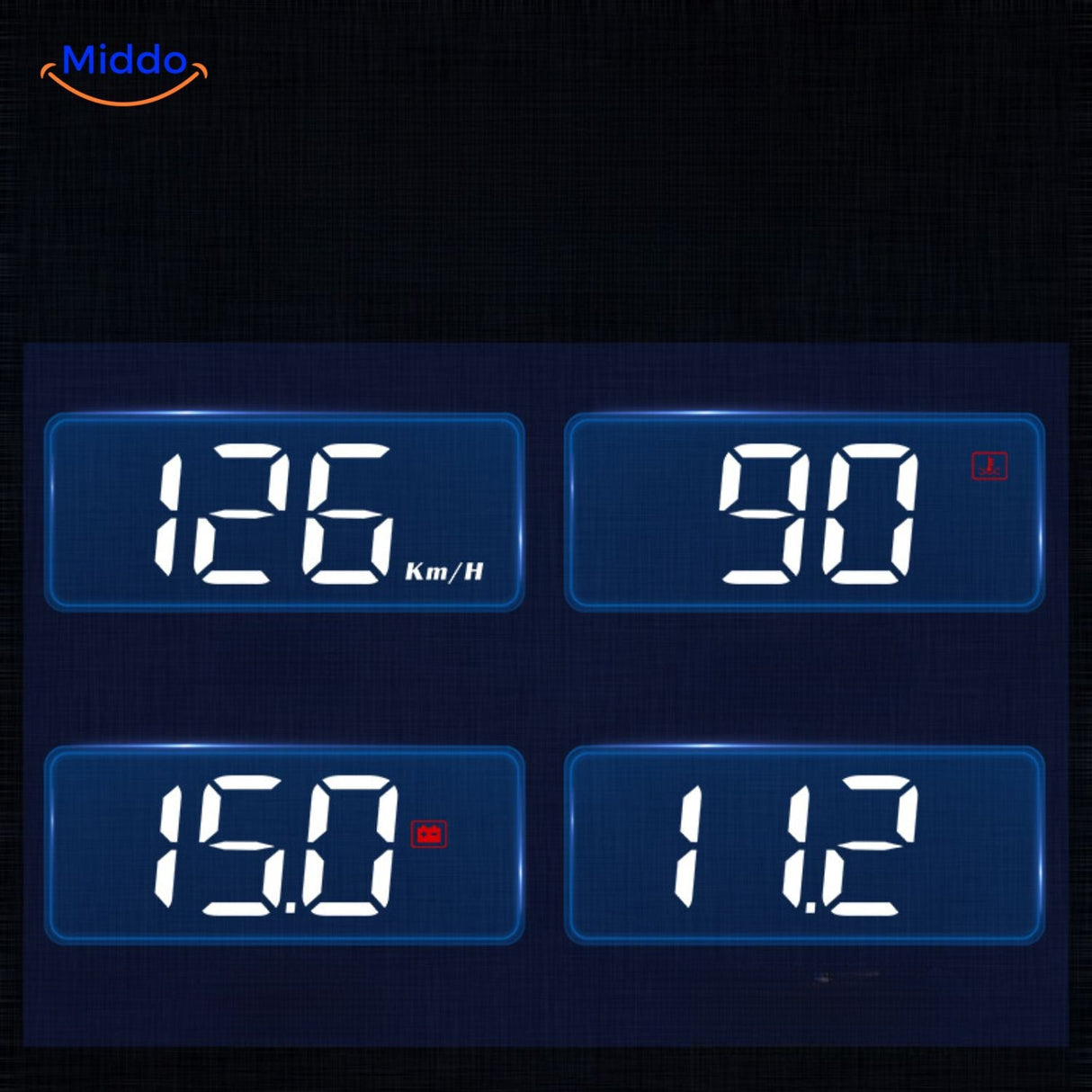 Visiopro M3 HUD GPS Geschwindigkeitsanzeige mit OLED-Display