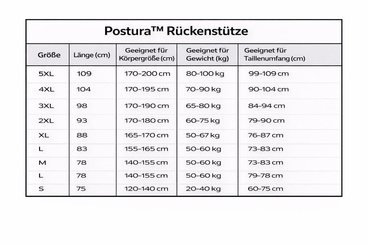 Postura Rückenstütze 2.0 – Für eine geradere Haltung & komfortable Rückenunterstützung – Ansicht 21