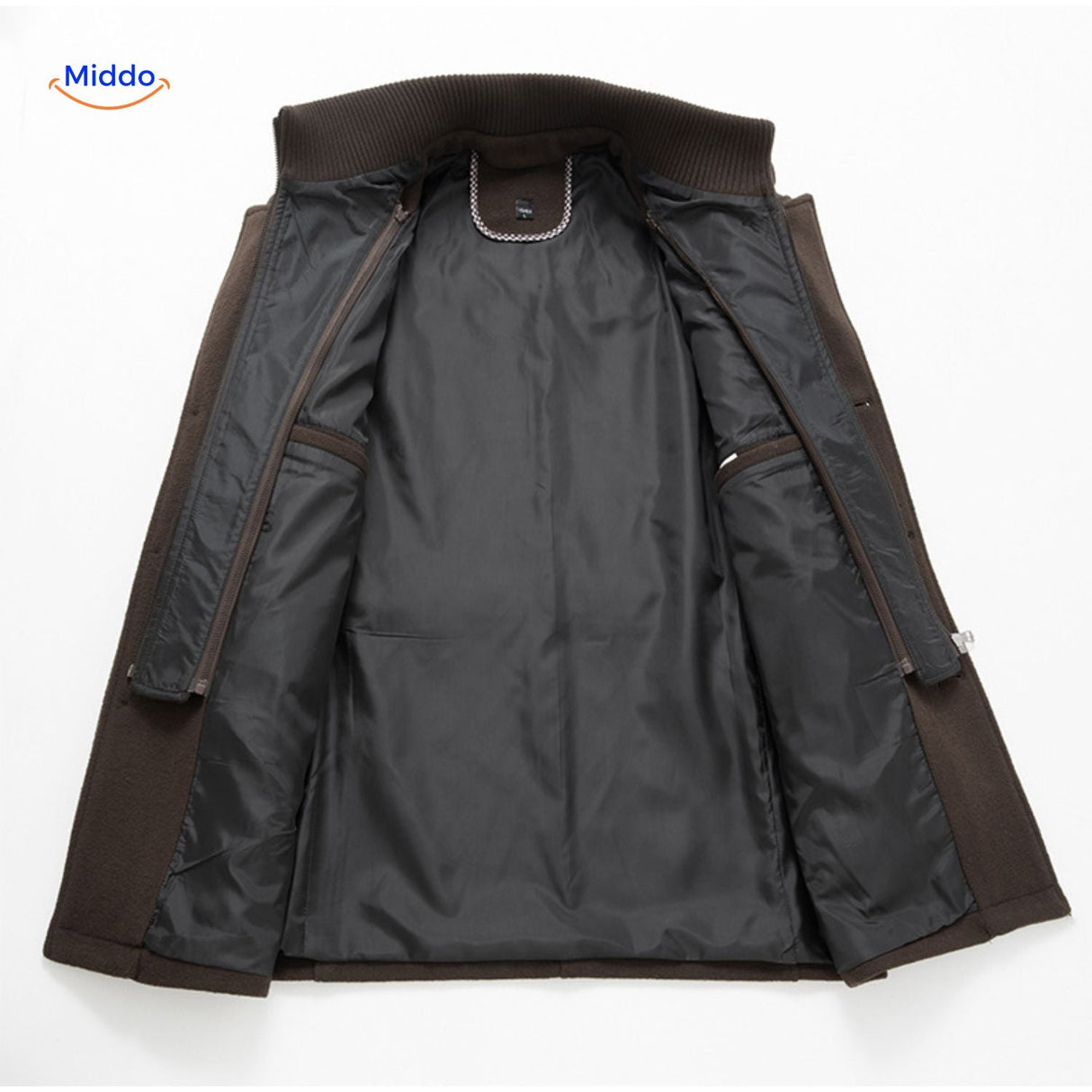 WoolGuard Doppelte Kragen Innenseite Winterjacke