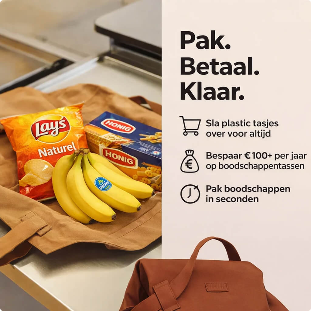 AllesTasche™ Ausklappbare Einkaufstasche | Mehr Platz, weniger Taschen