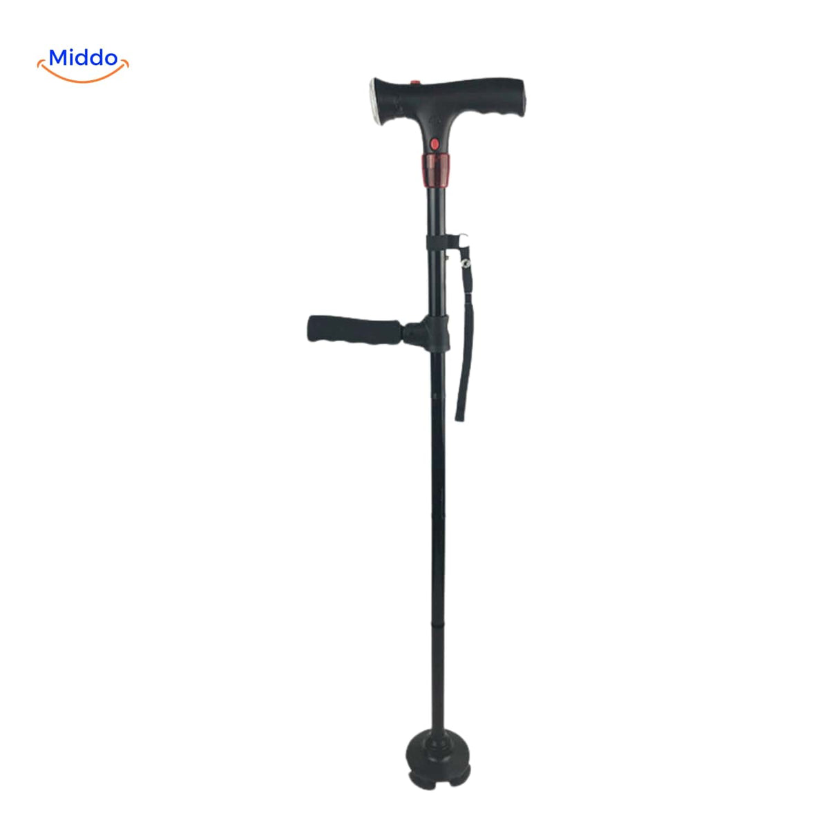 AluCare Stick leicht faltbarer Gehstock