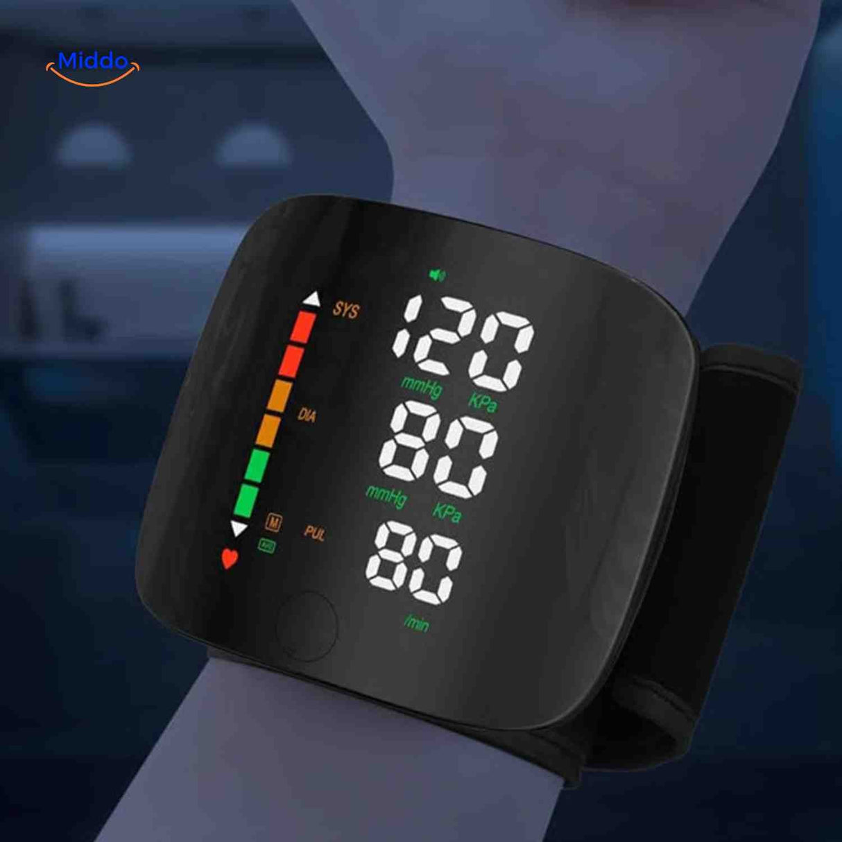 Cardio-Wrist Blutdruckmessgerät mit großem LED-Display Entdecken Sie das Cardiowrist Blutdruckmessgerät für präzise Messungen direkt am Handgelenk. Das große LED-Display sorgt für eine klare Ablesbarkeit, sodass Sie jederzeit im Bilde sind. Besuchen Sie uns auf und erfahren Sie mehr!