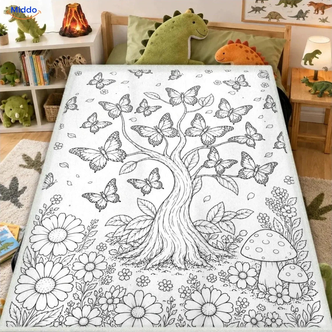 ColorFlow Ausmaldecke - Schmetterlingsbaum