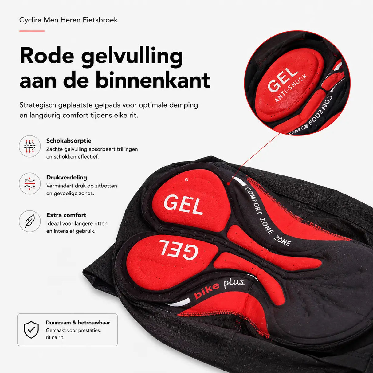 Cyclira Men™ Herren-Fahrradhose, Produktbild 9