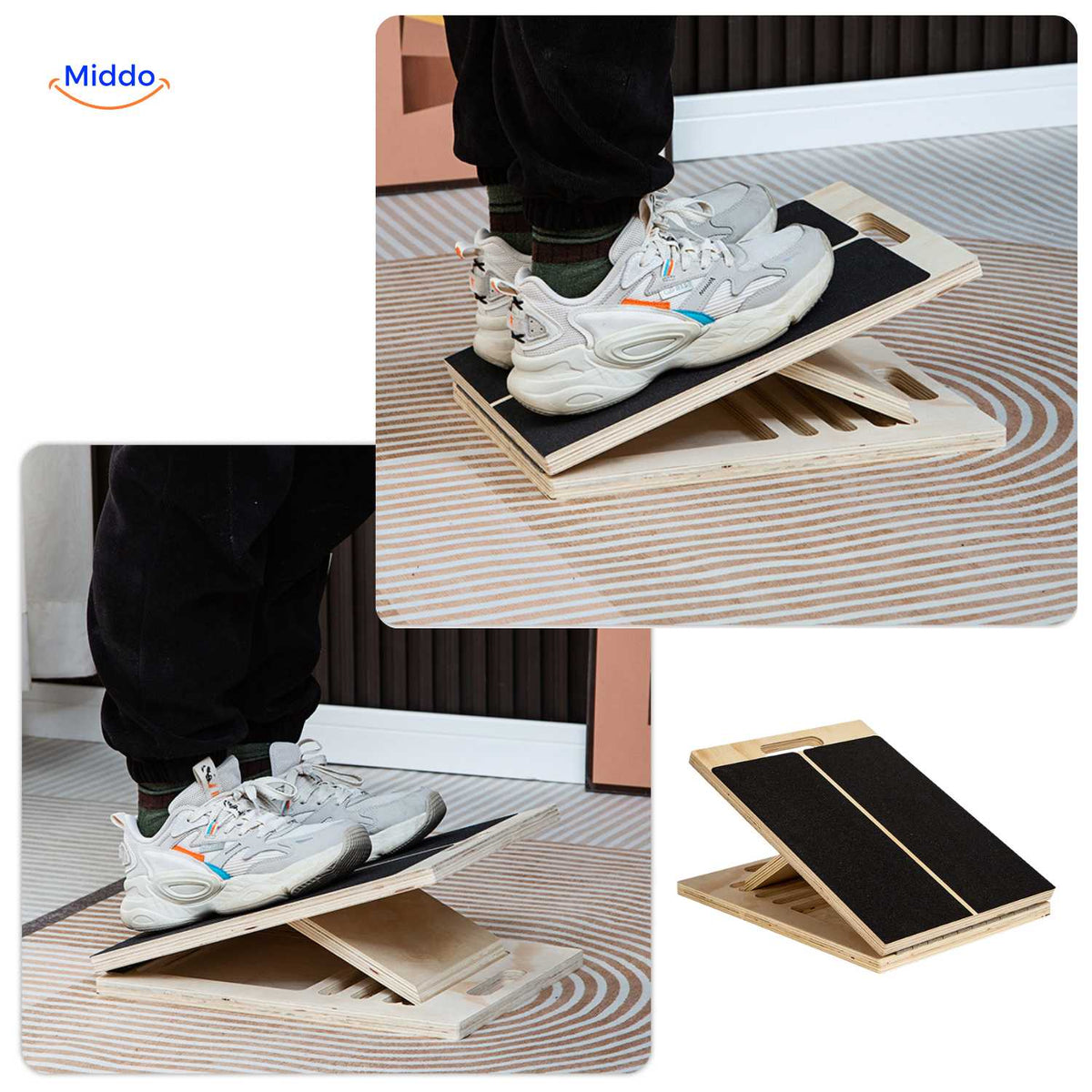 flexiplank Stretchboard für den täglichen Gebrauch und Balancetraining www.middo.de