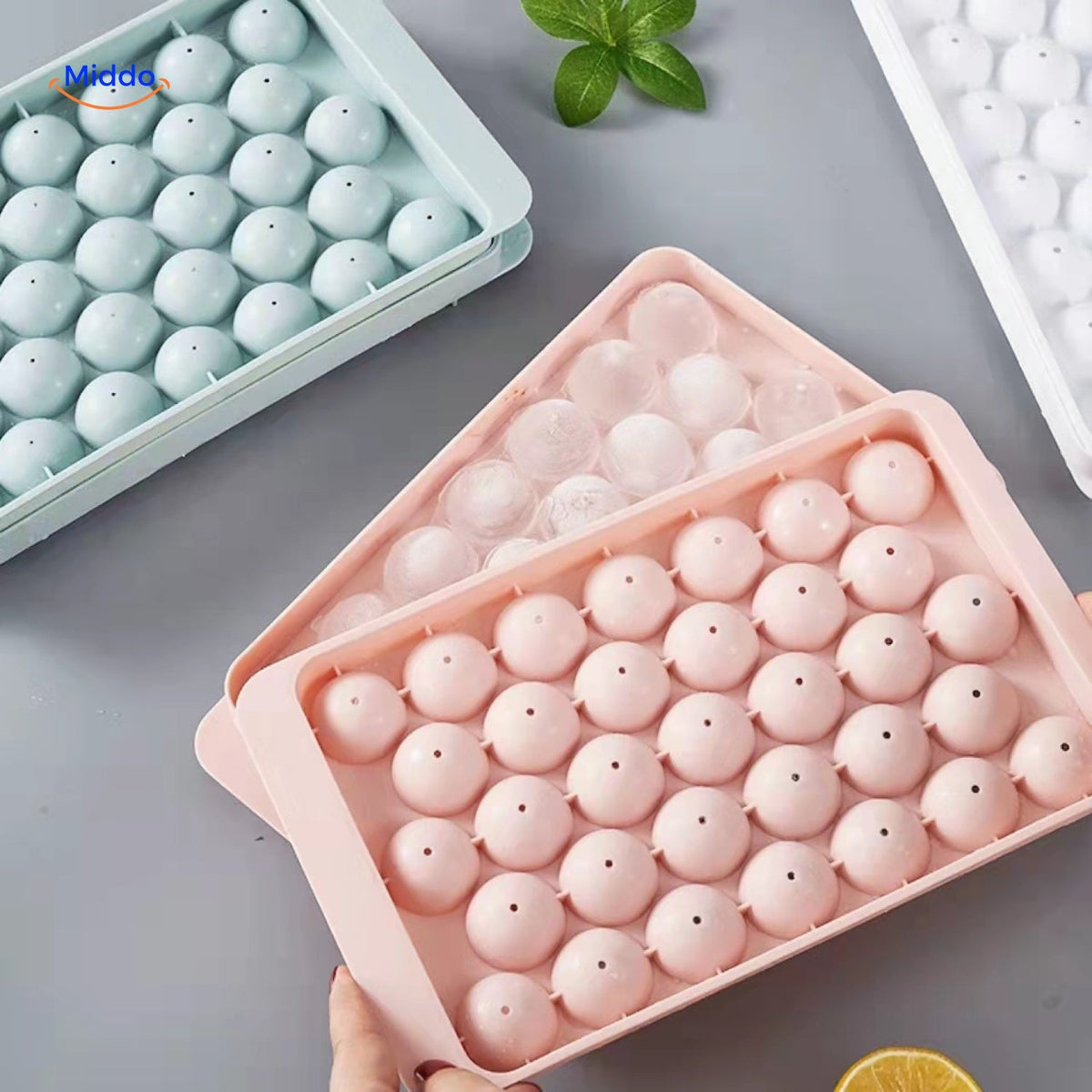 Frostsphere™ 33 Gitter Eisformen Set Perfekt Runde Eis Immer