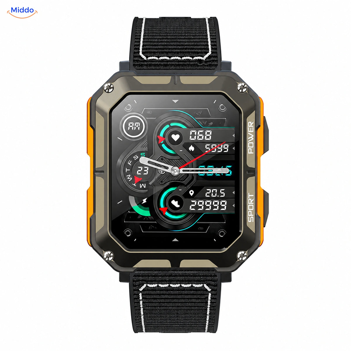 Galaxy Armor™ – Nylon schwarz · Orange