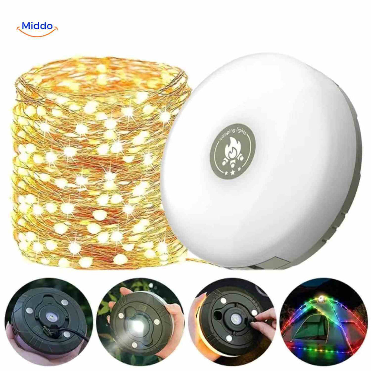 glowmate Lampe komplett mit Box und Anleitung Set
