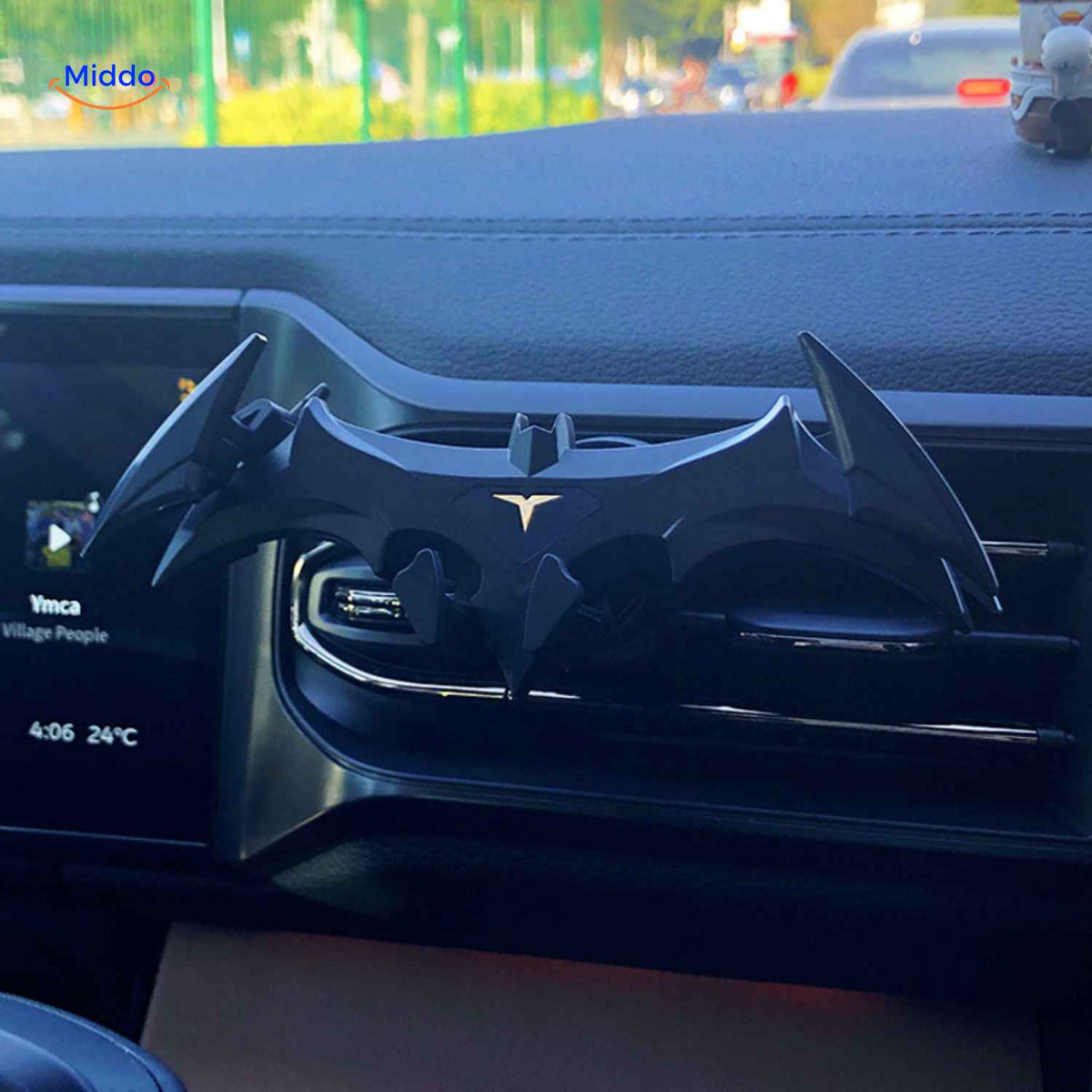 Gripbat Halterung Bat-Form Smartphonehalter für Autovent www.middo.de