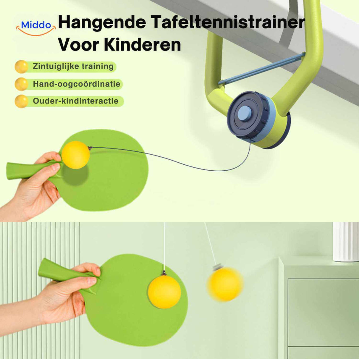 Hangingbounce Trainer für die Tür mit Schwungball für Kinder