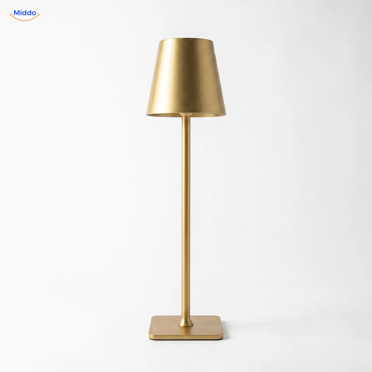 Lumiset Akku-Tischlampe gold dimmbar
