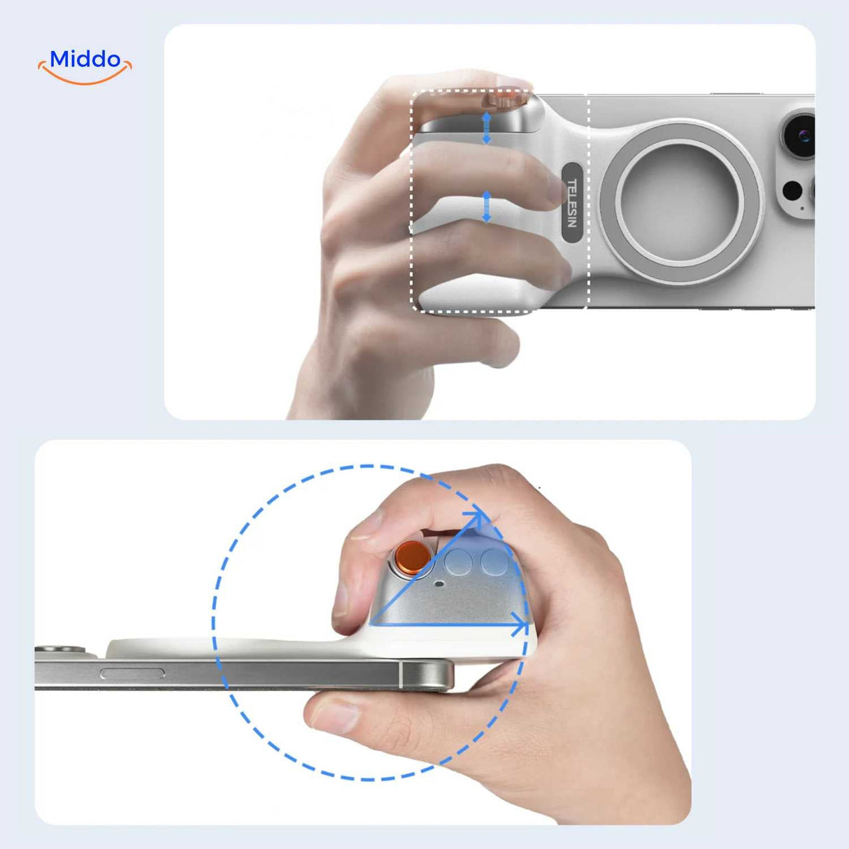 Maggrip-Griff: komfortabler Halt und intuitive Bedienung