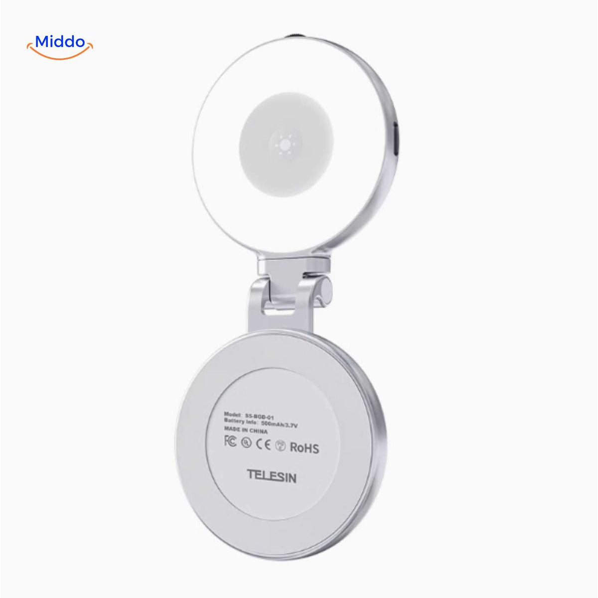 maggrip Griff LED-Ringleuchte mit wiederaufladbarem Akku und Scharnier