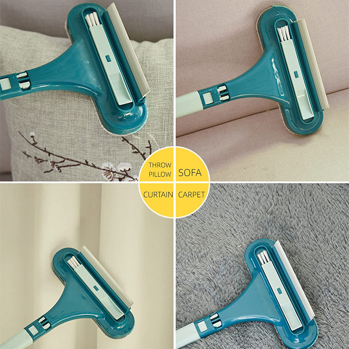 Multibrush wird auf Kissen, Vorhängen, Teppichen und Sofas verwendet